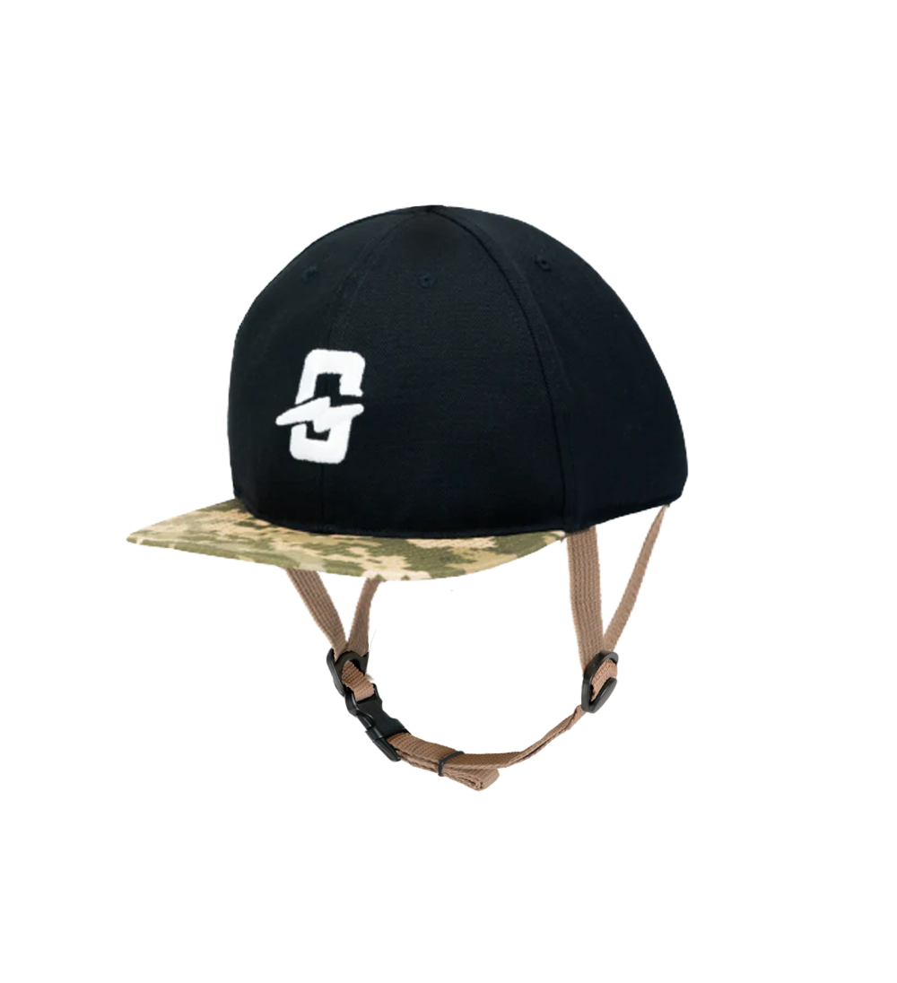 Bangproof Cap Helmet - Black / Digital Camo