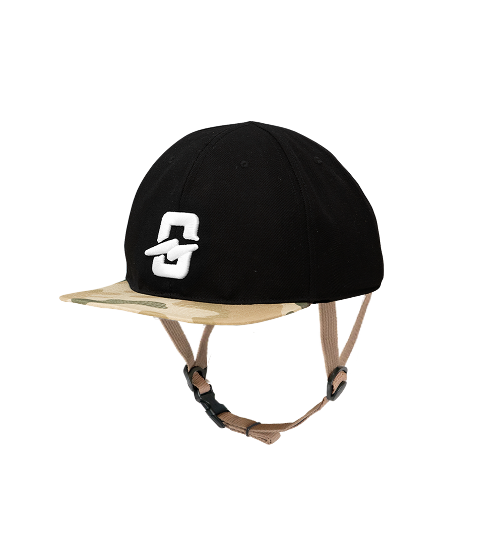 Bangproof Cap Helmet - Black / Desert Camo