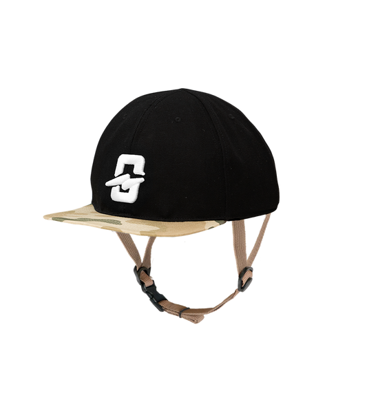 Bangproof Cap Helmet - Black / Desert Camo