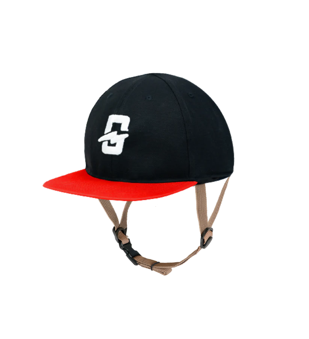 Bangproof Cap Helmet - Black / Red