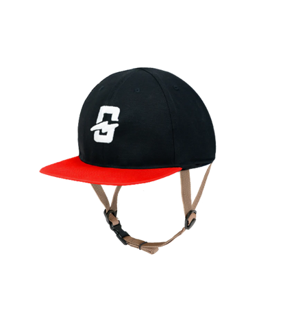 Bangproof Cap Helmet - Black / Red