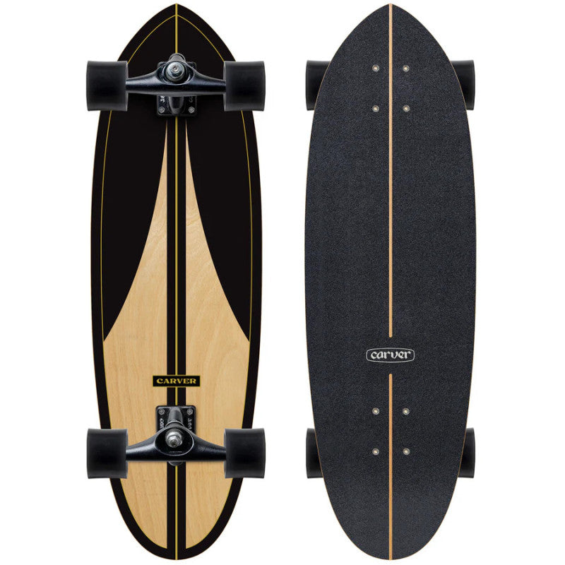 Carver Black Label 33" Surf Skate Complete