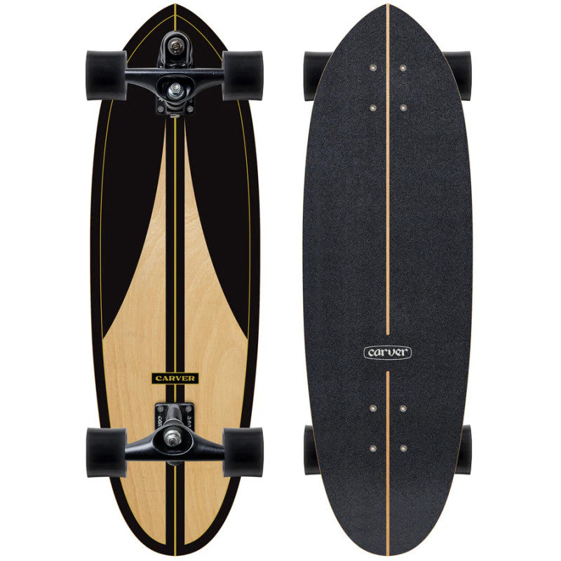 Carver Black Label 33" Surf Skate Complete