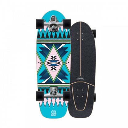 Carver Dine' Skate Garden 31" Surf Skate Complete - Surfskate Completes