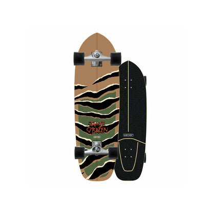Carver Job Camo Tiger 33.5" Surfskate Complete - Surfskate Completes
