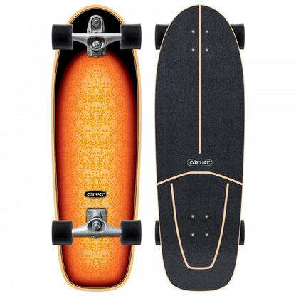 Carver Sunburst 31" Surf Skate Complete - Surfskate Completes