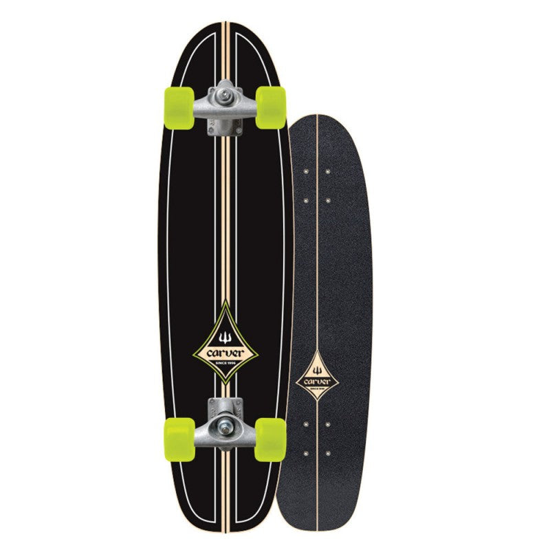 Carver Surfrider 29" Surf Skate Complete - Black