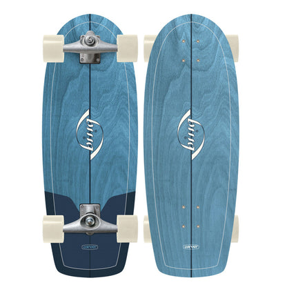 Carver x Bing Puck Dark Blue 28" Surf Skate Complete