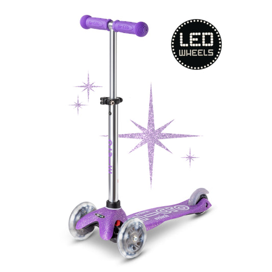 Micro MINI Deluxe Glitter LED - 3 Wheel Steps