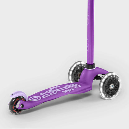 Micro Mini Micro trottinette Deluxe LED Violet