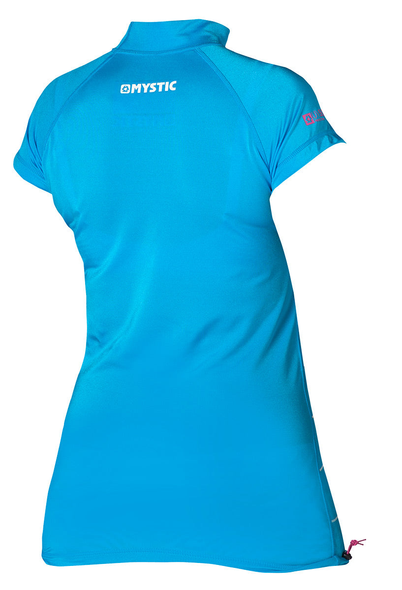Mystic Star Rash Vest Women Capsleeve Mint