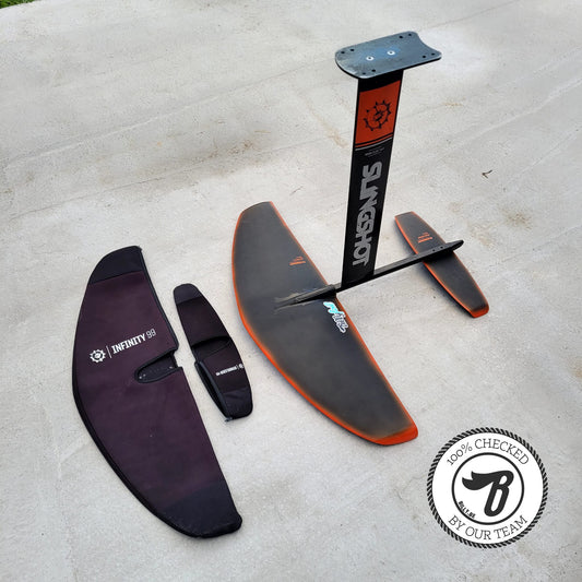 SLINGSHOT Hover Glide 2371cm² FWing + 71cm ALU Mast V1 Package | UTILISÉ ★★★☆☆ 3/5