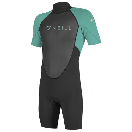 O'NEILL Wetsuits Youth Reactor II 2mm Back Zip Spring Suit 5045 BLK/LTAQUA