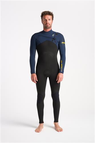 C-Skins Nuwave Session 4/3 Mens Gbs C/Zip Steamer