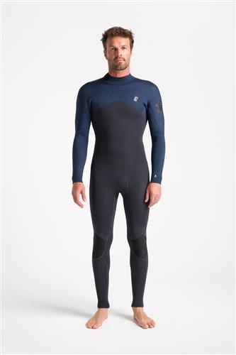 C-Skins Session 4/3 Mens Gbs Back Zip Steamer