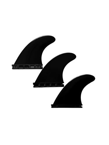 Devoted Thruster Fin Set Nylon Single Tab Black