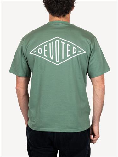Devoted Printed Diamond Tee 200Gr