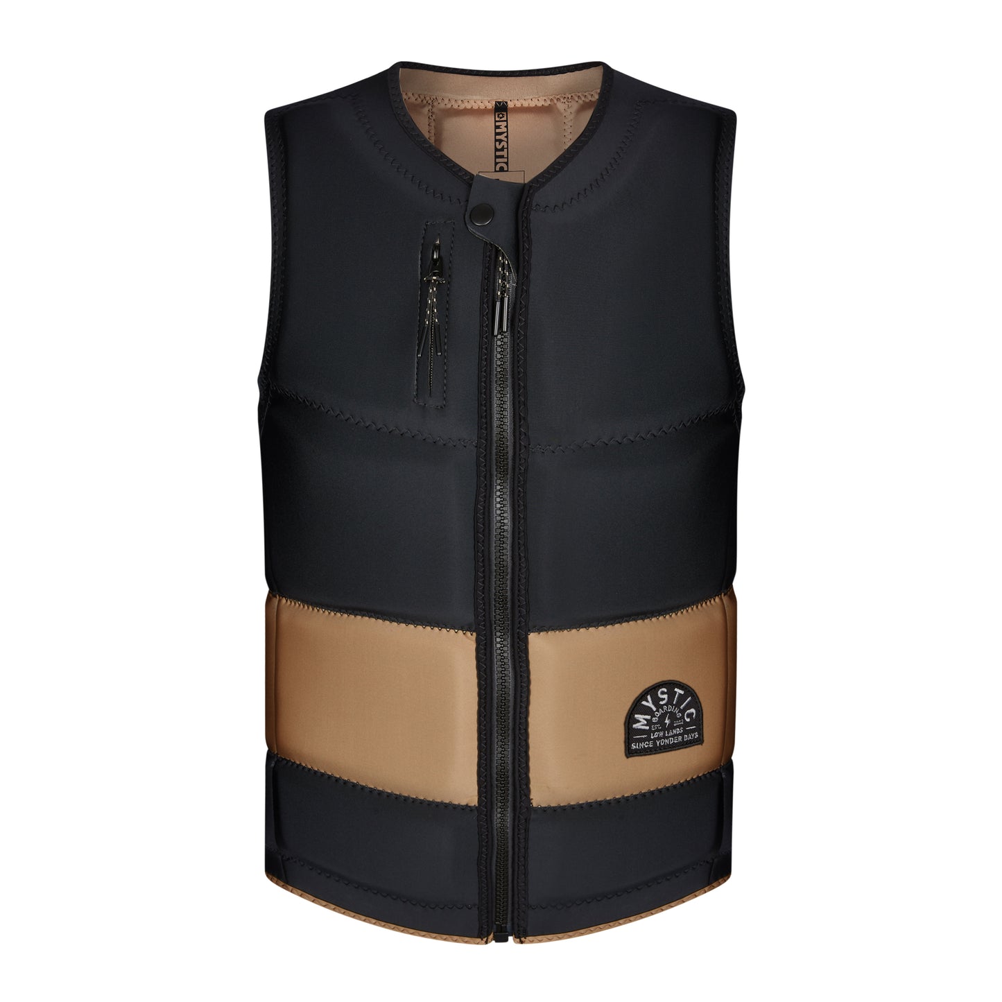 Mystic Stone Impact Vest Fzip Wake | Noir