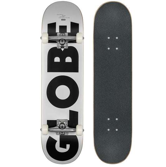 GLOBE G0 Fubar 8" White/Black #10525402-WHT/BLK - complete Skateboard