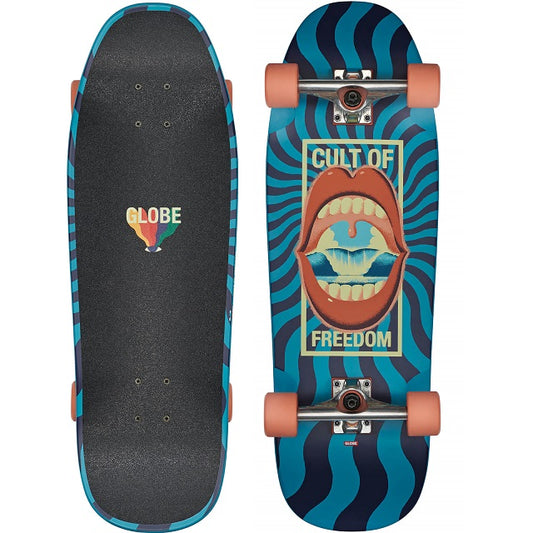 GLOBE Dealer - 29.5 Cult of Freedom/Blue - #10525423-COFBLU- complete cruiser