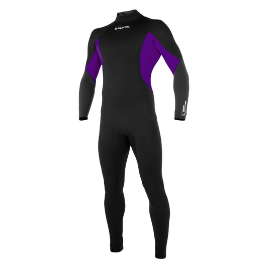 Mystic Rental Fullsuit 3/2mm Bzip Flatlock Unisex | Rainbow