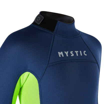 Combinaison intégrale Mystic Star 3/2mm Bzip Flatlock Junior | Nuit bleue