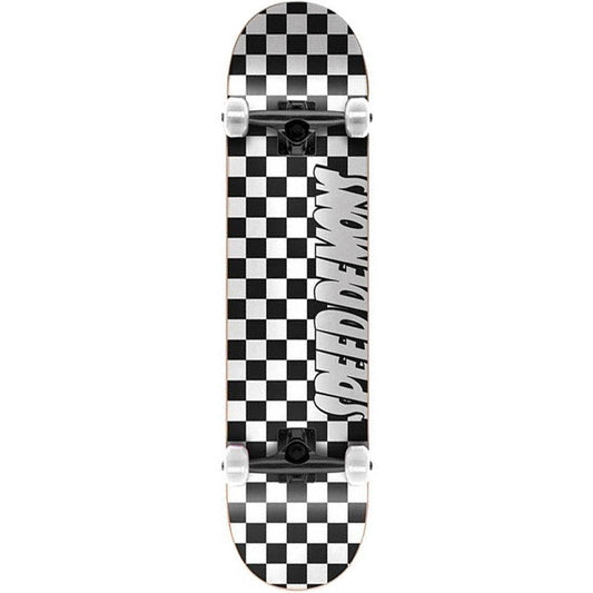 Speed Demons Checkers Complete Black/White 8.0 - COMPLETE Skateboard