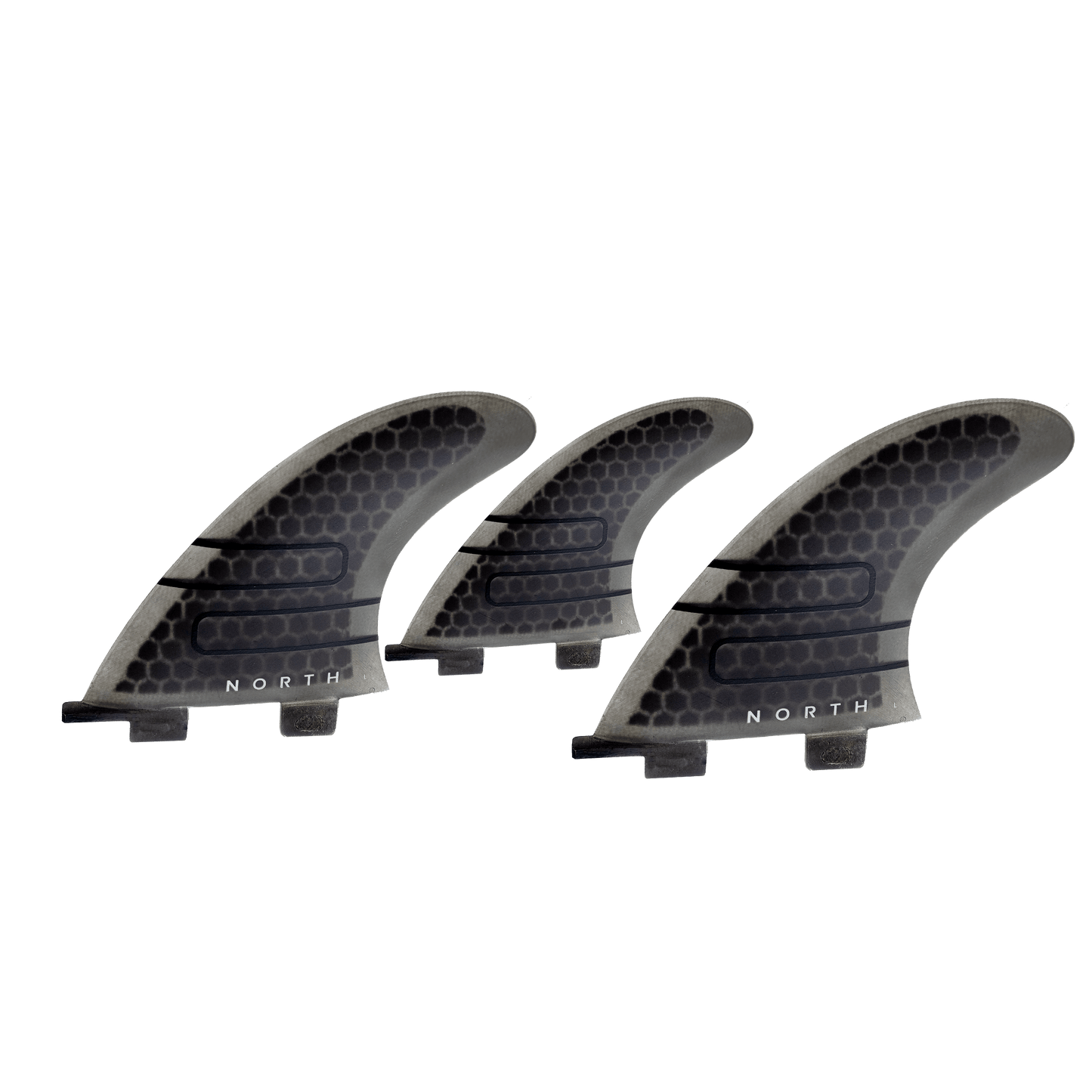 2022 North North Hexcel Coremat Fins | Black