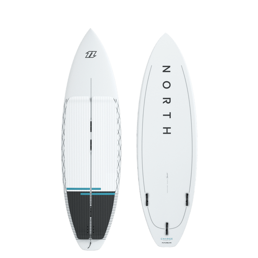 Planche de surf North Charge 2022 | Blanc (pas de palmes)