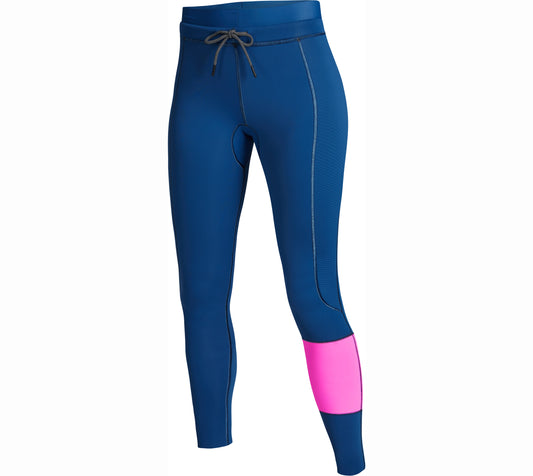 Pantalon Mystic Lunar Neo L/S 2/2mm Bzip Femme | Bleu d'été