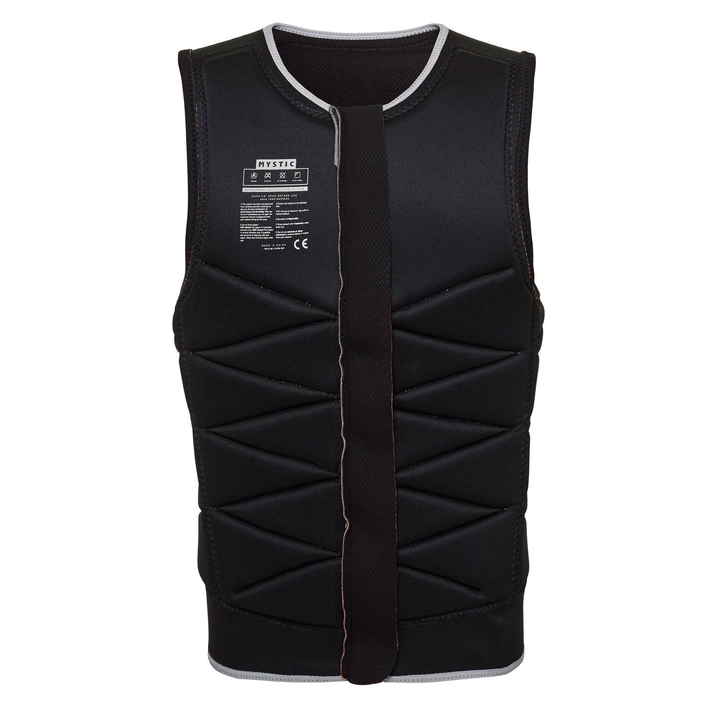 Mystic Outlaw Impact Vest Fzip Wake | Noir