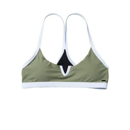 Mystic Jalou Bikini Top | Olive Green