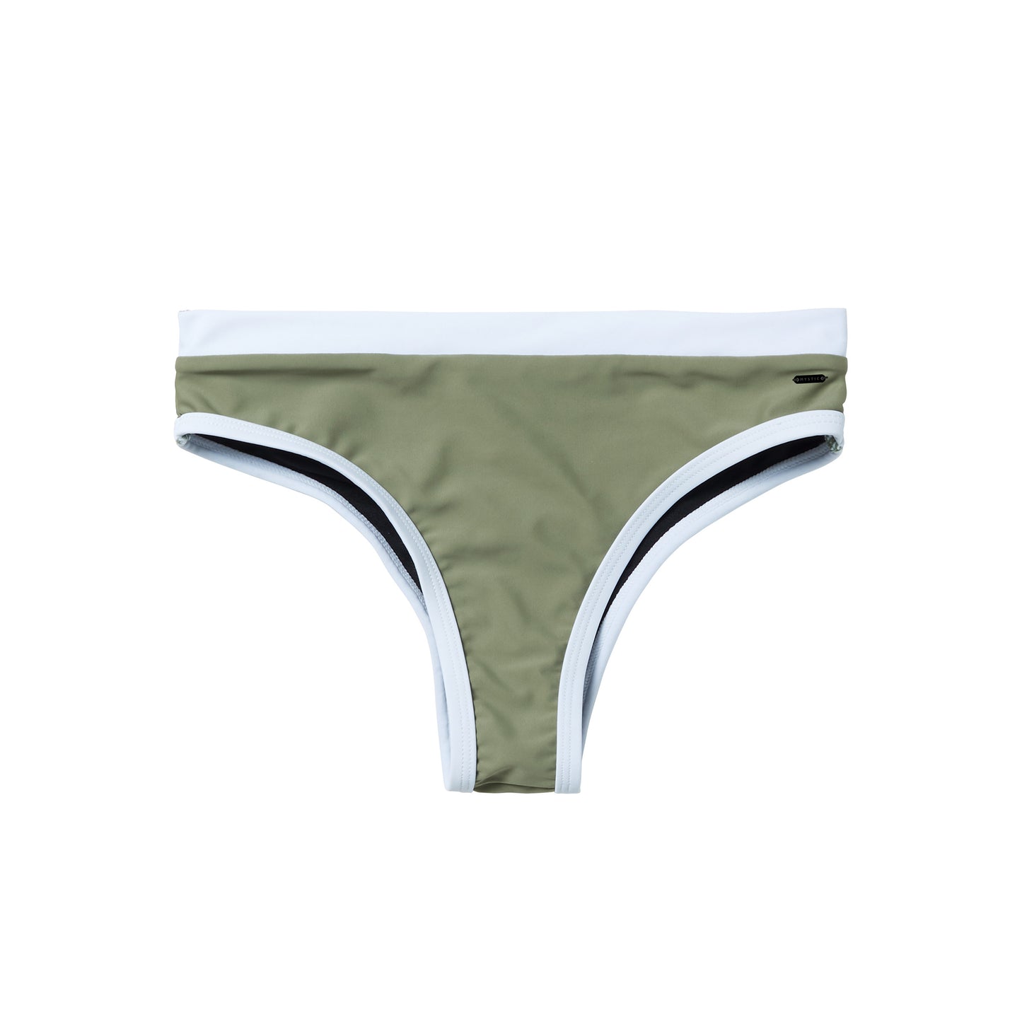 Mystic Jalou Bikini Bottom | Olive Green