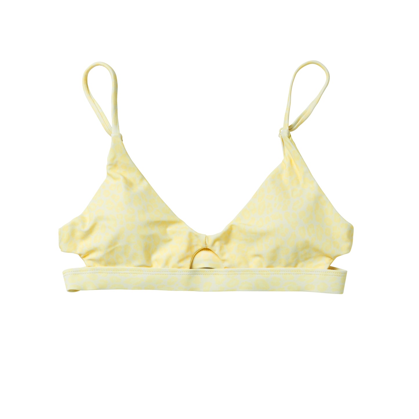 Mystic Roar Bikini Top | Pastel Yellow