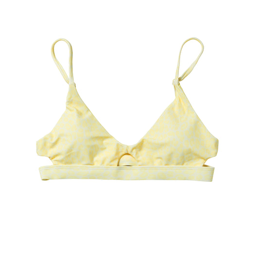 Mystic Roar Bikini Top | Pastel Yellow