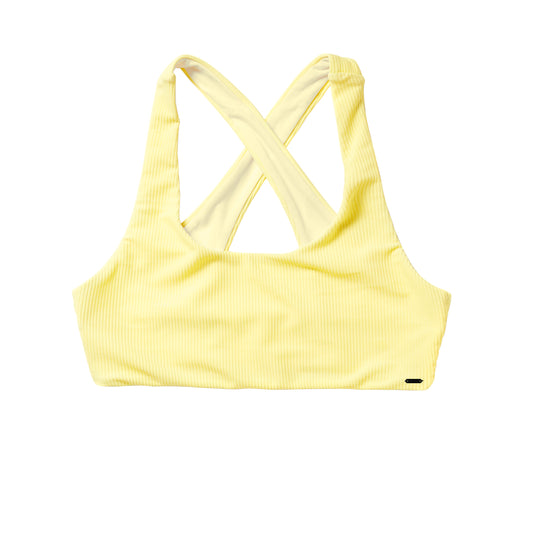Mystic Lana Bikini Top | Pastel Yellow