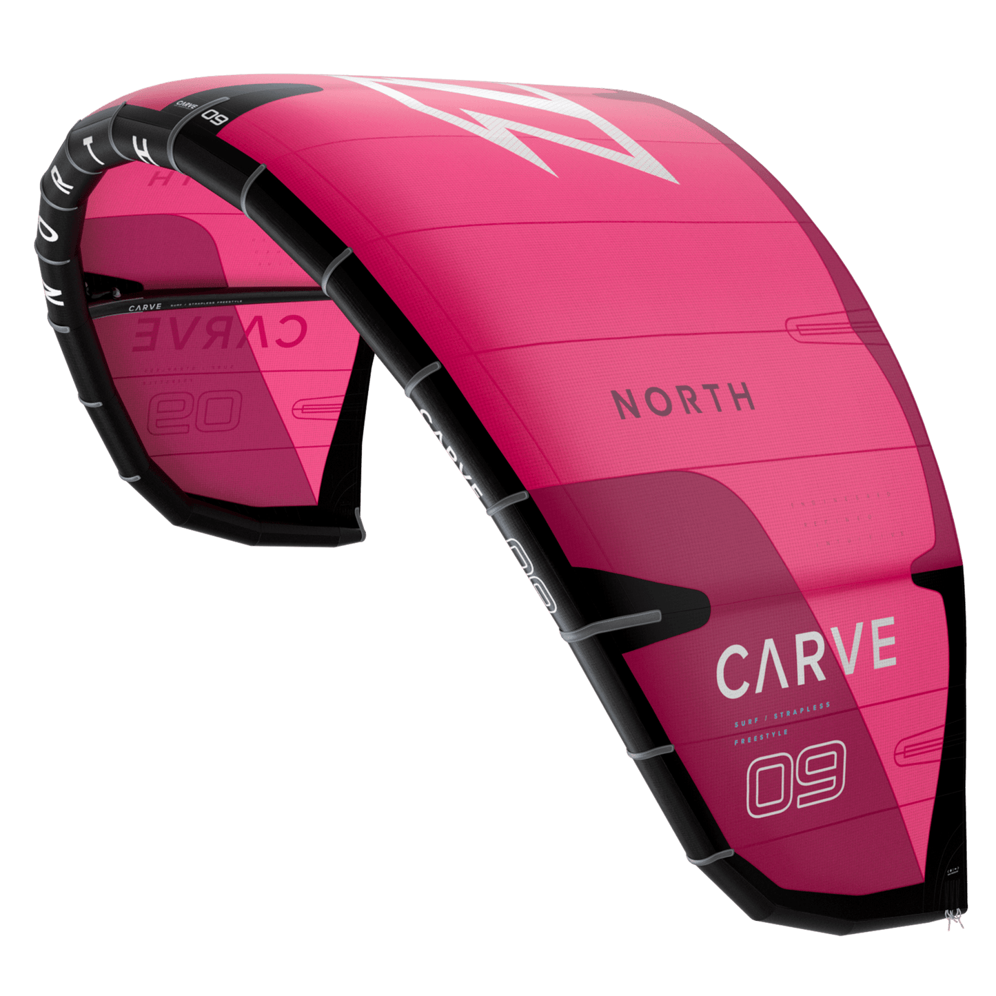 Cerf-volant North Carve 2023 | Rouge rubis