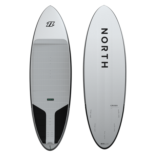 2023 North Cross Surfboard | White (w/o fins)