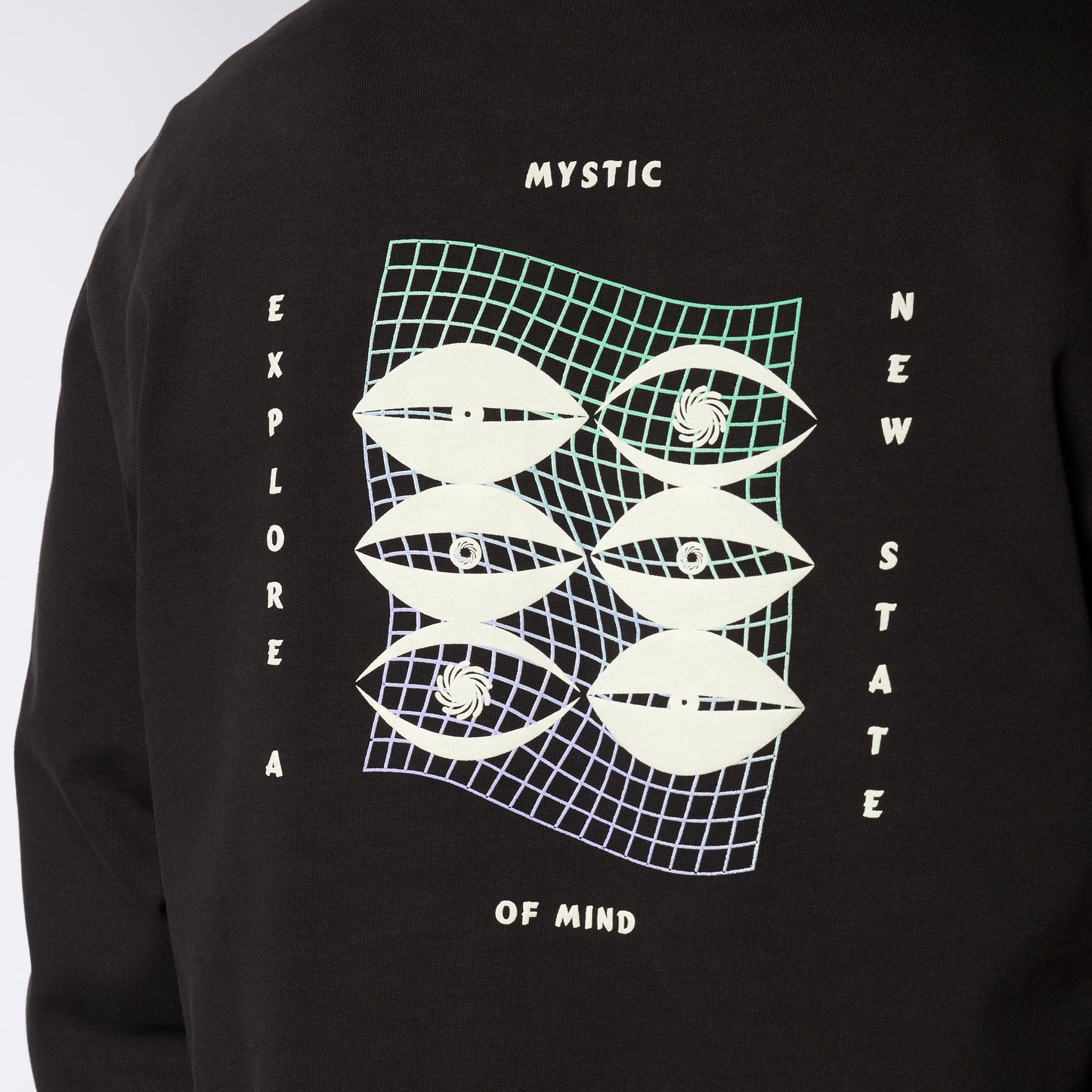 T-shirt L/S Mystic Tresspass 2023 | Noir 