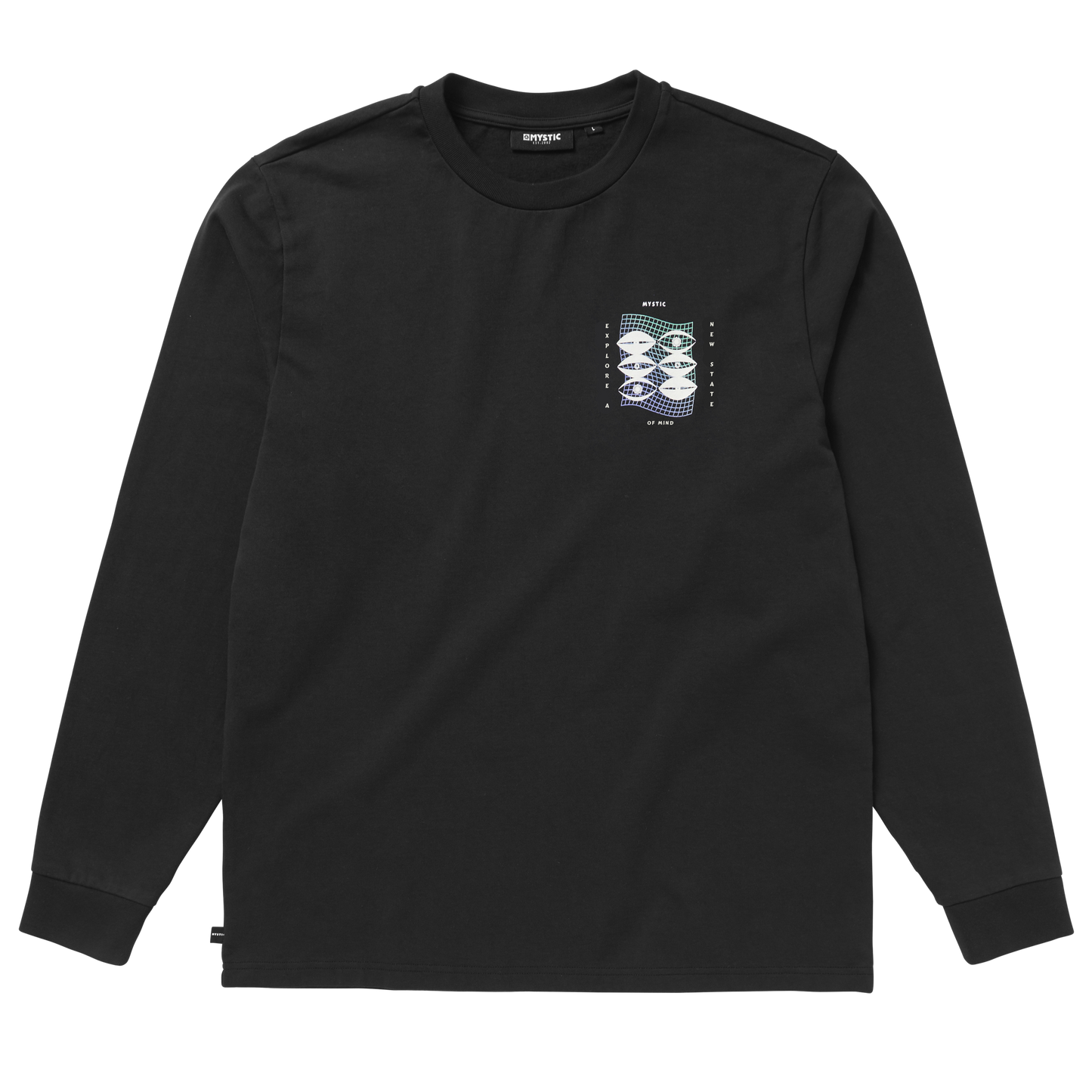 T-shirt L/S Mystic Tresspass 2023 | Noir 