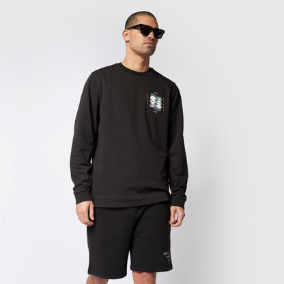 T-shirt L/S Mystic Tresspass 2023 | Noir 