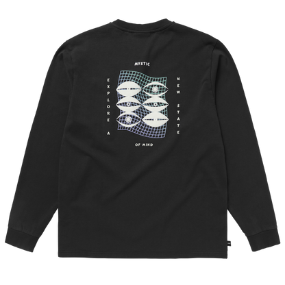 T-shirt L/S Mystic Tresspass 2023 | Noir 