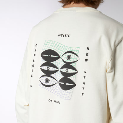 T-shirt L/S Mystic Tresspass 2023 | Blanc cassé 