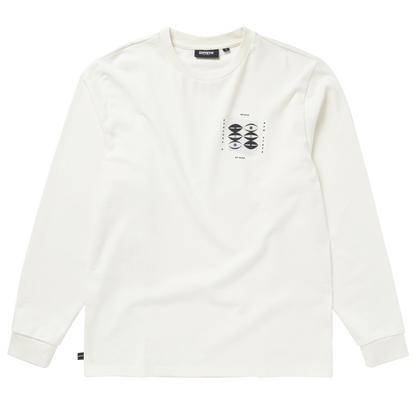 T-shirt L/S Mystic Tresspass 2023 | Blanc cassé 