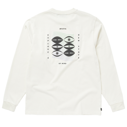 T-shirt L/S Mystic Tresspass 2023 | Blanc cassé 