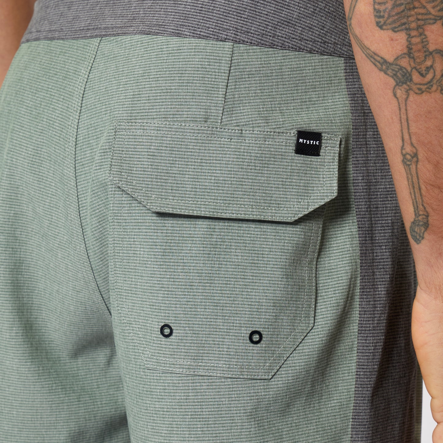 Boardshort haute performance Mystic Empire 2023 | Olive foncée 