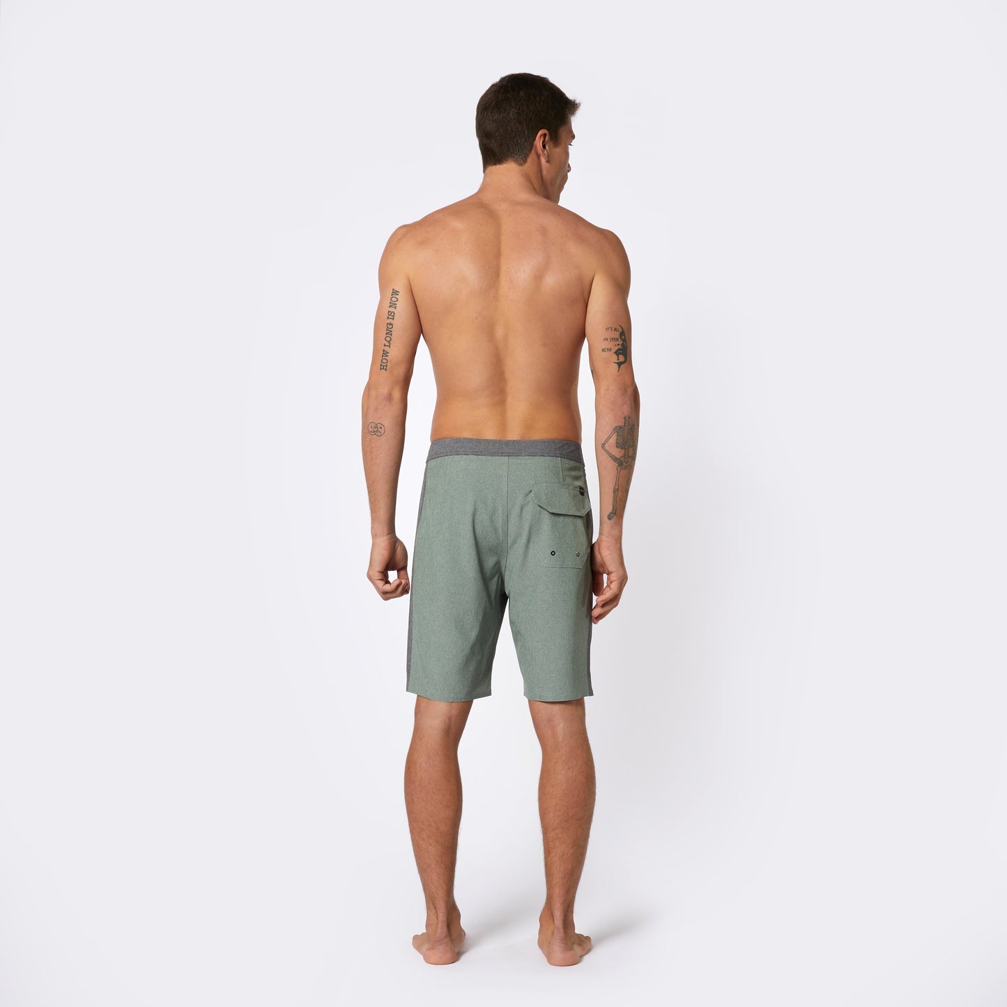 Boardshort haute performance Mystic Empire 2023 | Olive foncée 