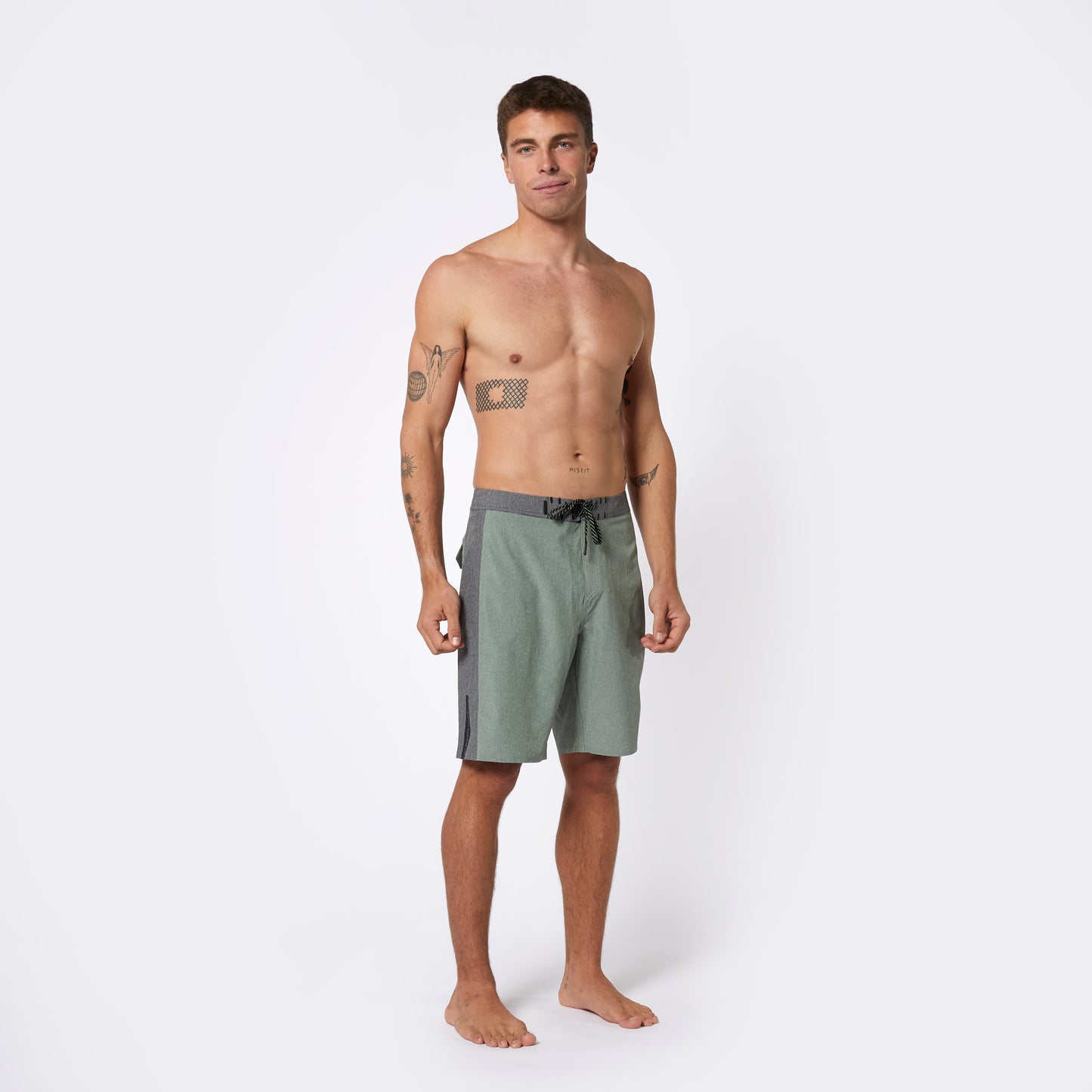 Boardshort haute performance Mystic Empire 2023 | Olive foncée 