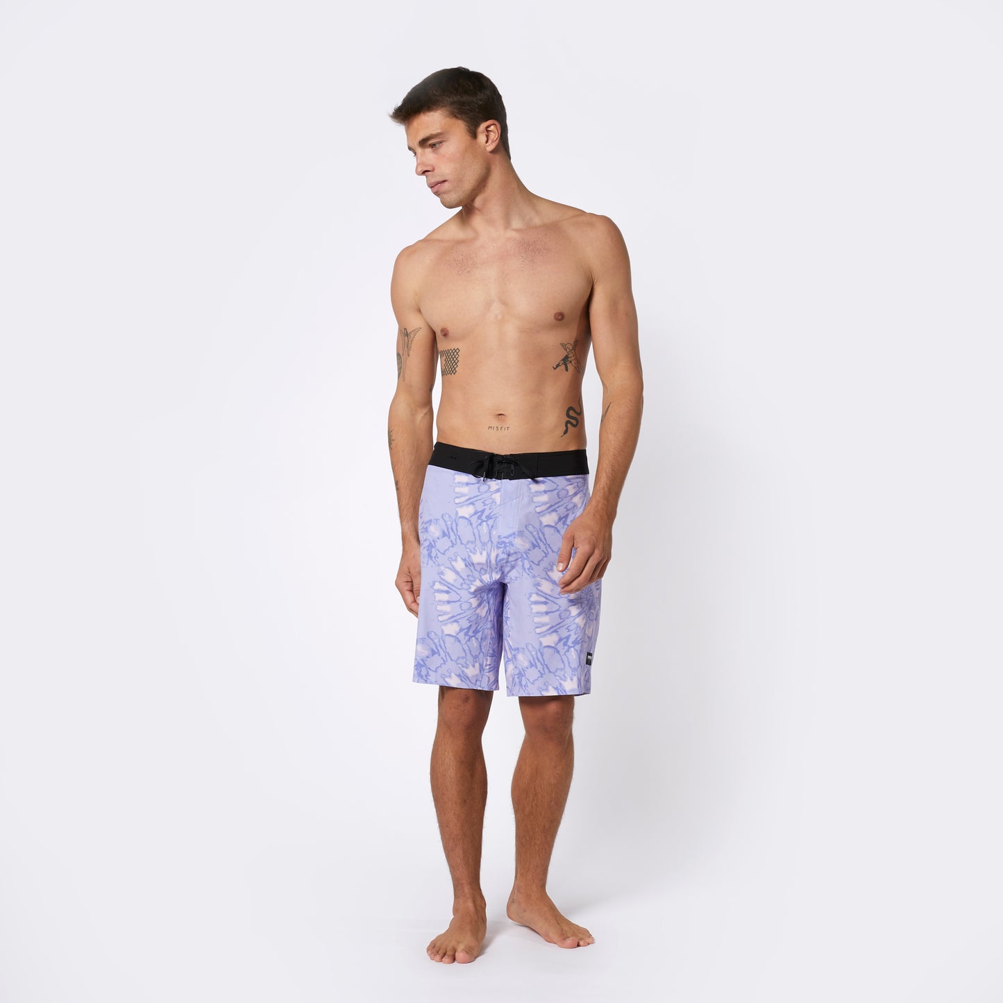 2023 Boardshort Mystic Tie Dye Performance 2023 | Lilas pastel 