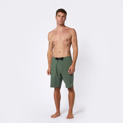 Short de bain Mystic Brand Movement 2023 | Olive foncée 